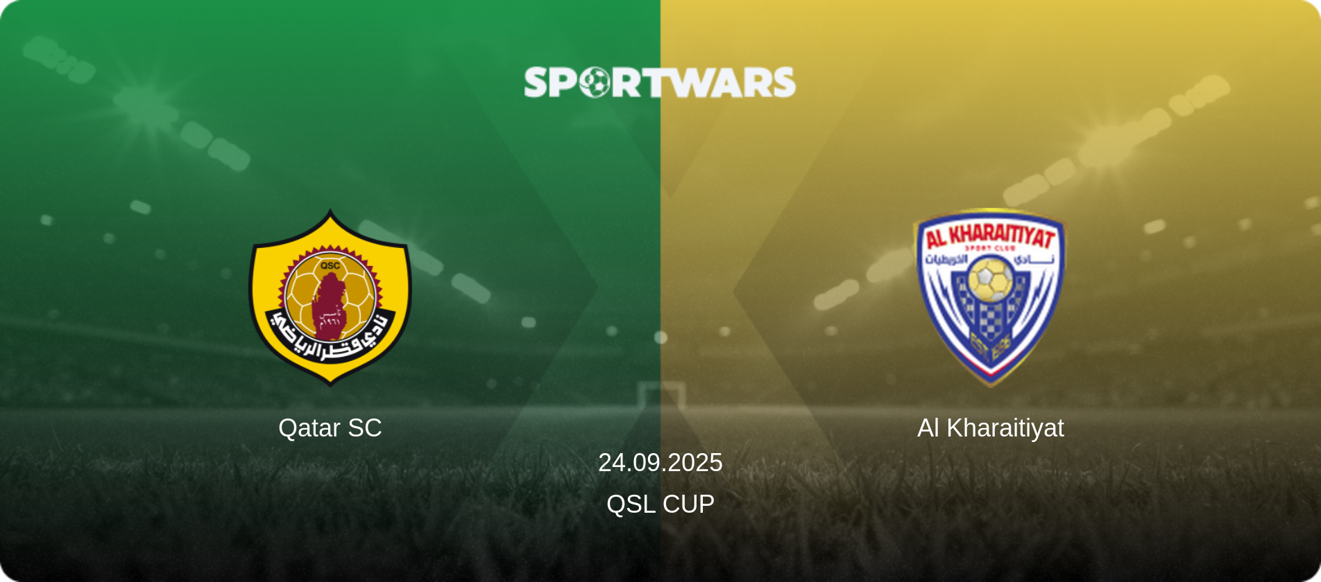 Qatar SC — Al Kharaitiyat, 24.09.2025 — QSL Cup (match preview)
