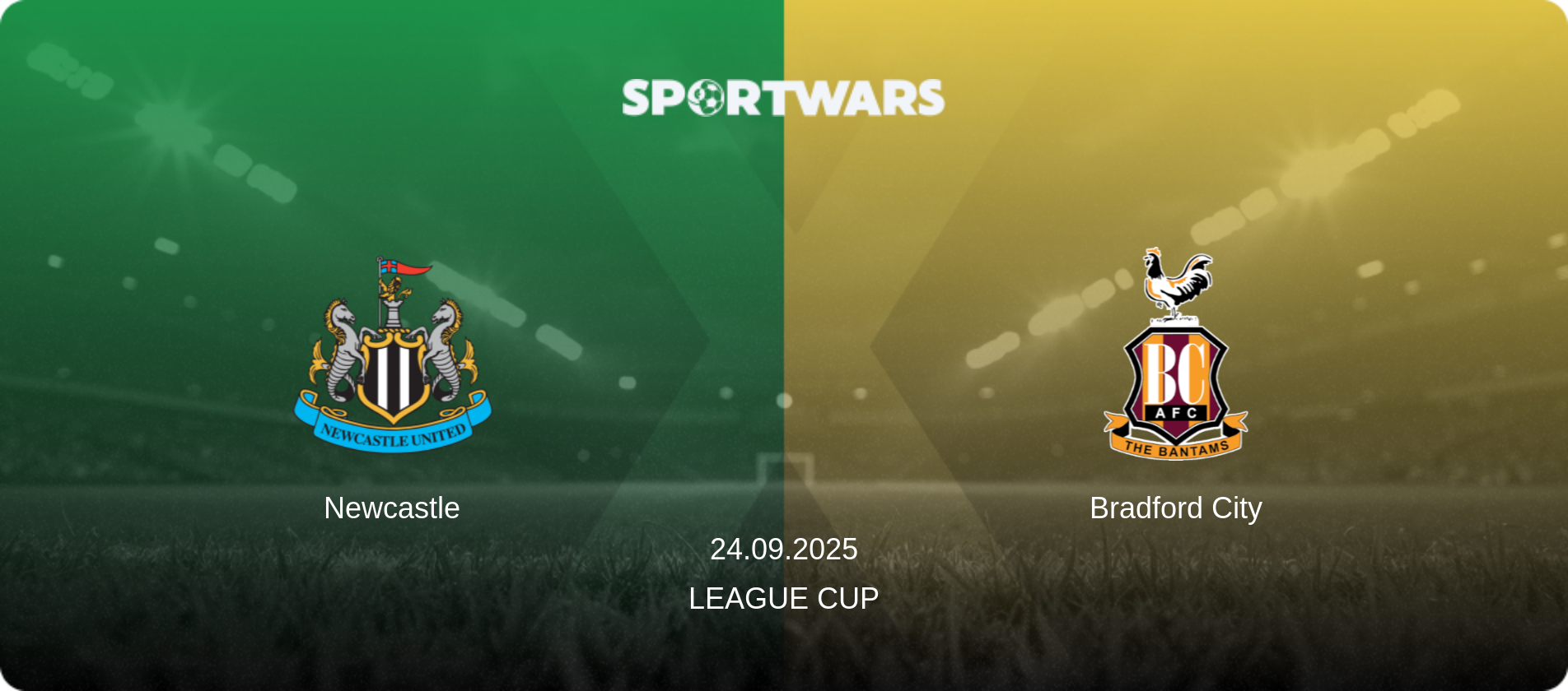 Newcastle — Bradford City, 24.09.2025 — League Cup (match preview)