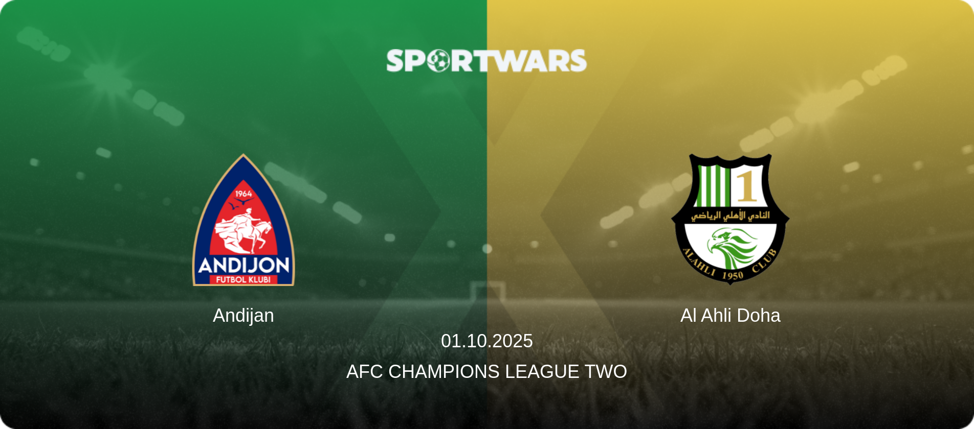 Andijan — Al Ahli Doha, 01.10.2025 — AFC Champions League Two (match preview)