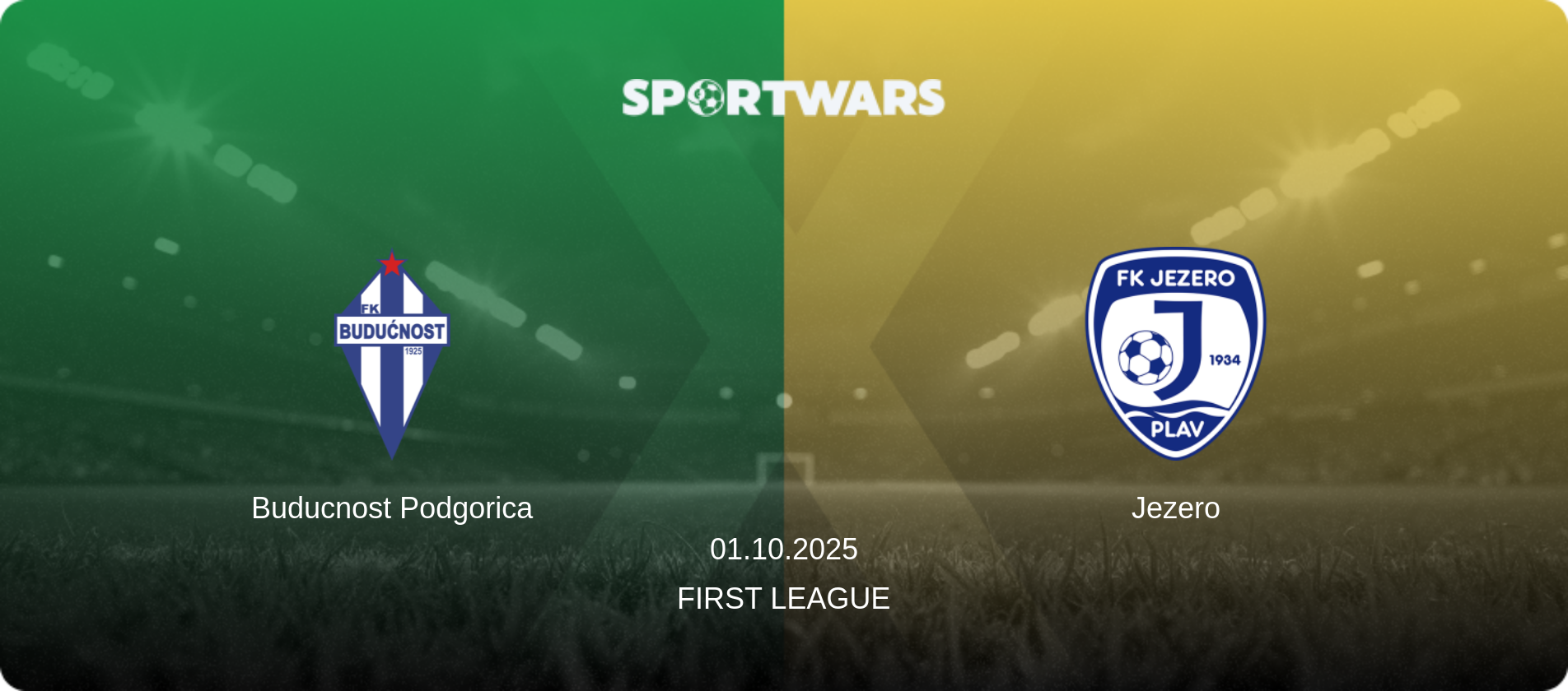 Buducnost Podgorica — Jezero, 01.10.2025 — First League (match preview)