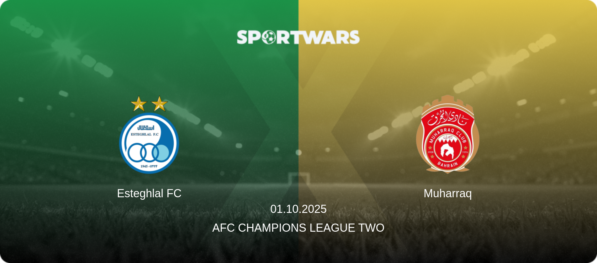 Esteghlal FC — Muharraq, 01.10.2025 — AFC Champions League Two (match preview)