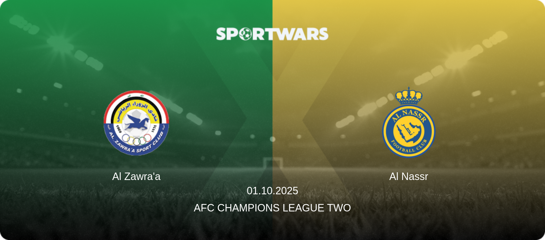 Al Zawra'a — Al Nassr, 01.10.2025 — AFC Champions League Two (match preview)