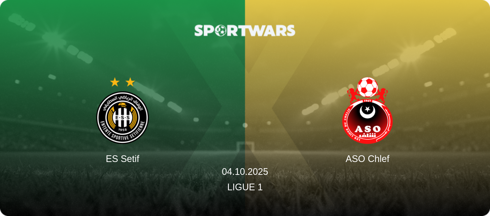 ES Setif — ASO Chlef, 04.10.2025 — Ligue 1 (match preview)