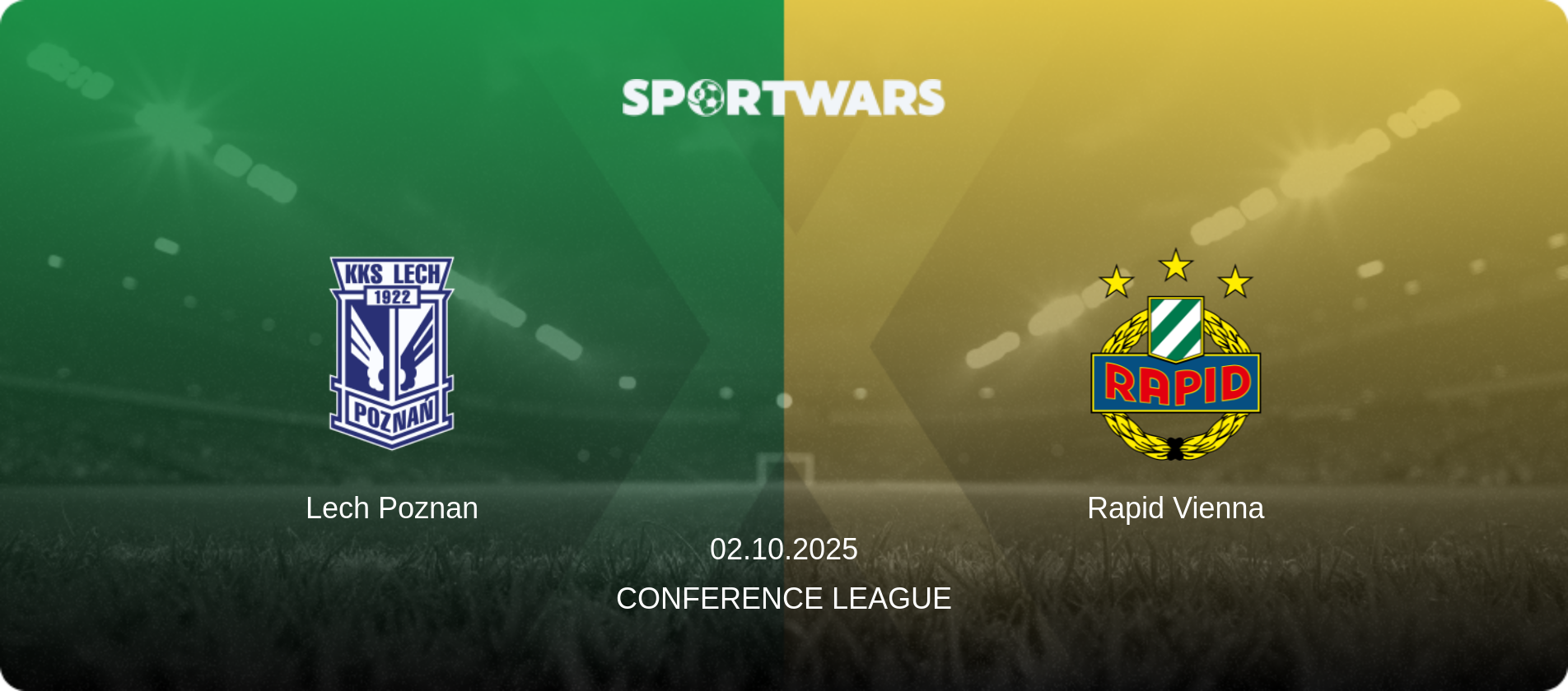 Lech Poznan — Rapid Vienna, 02.10.2025 — Conference League (match preview)