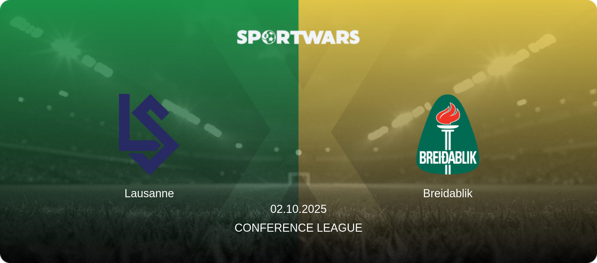 Lausanne — Breidablik, 02.10.2025 — Conference League (match preview)