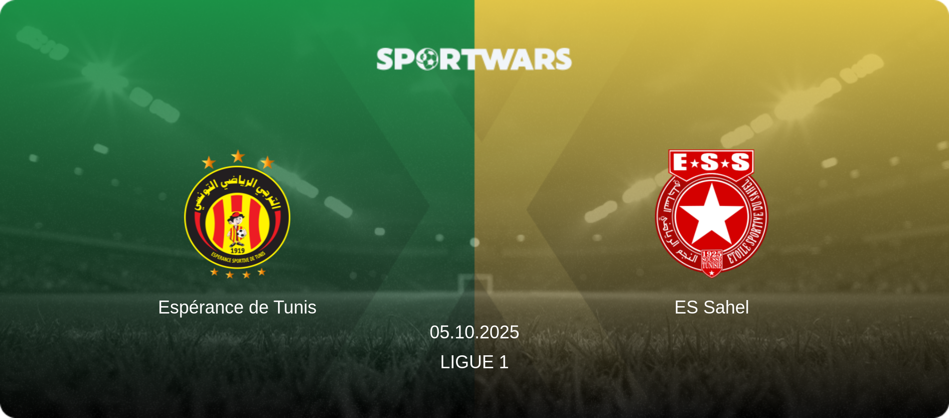 Espérance de Tunis — ES Sahel, 05.10.2025 — Ligue 1 (match preview)