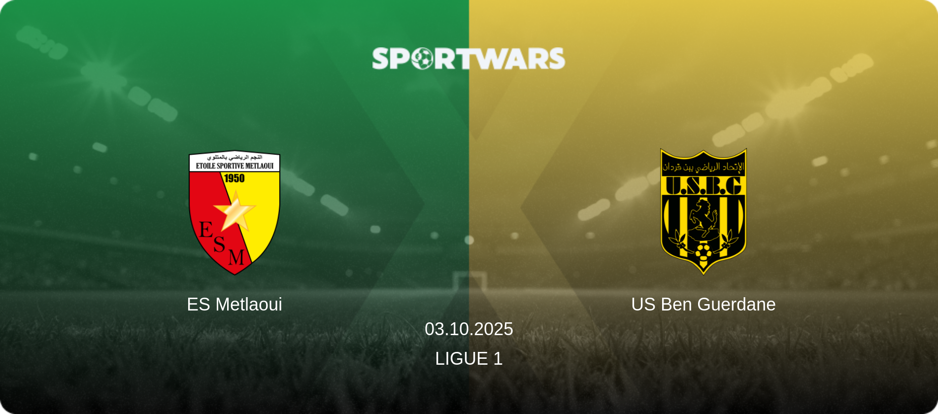ES Metlaoui — US Ben Guerdane, 03.10.2025 — Ligue 1 (match preview)