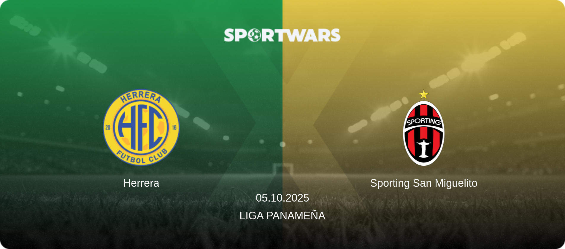 Herrera — Sporting San Miguelito, 05.10.2025 — Liga Panameña (match preview)