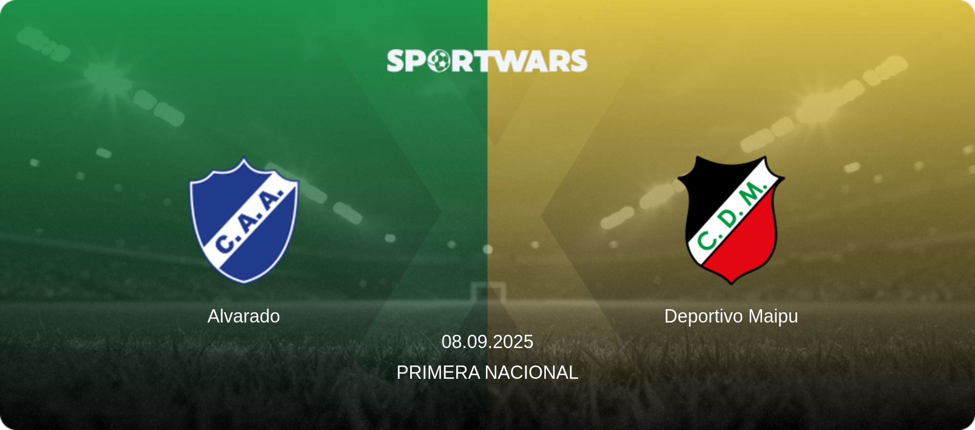 Alvarado — Deportivo Maipu, 08.09.2025 — Primera Nacional (match preview)