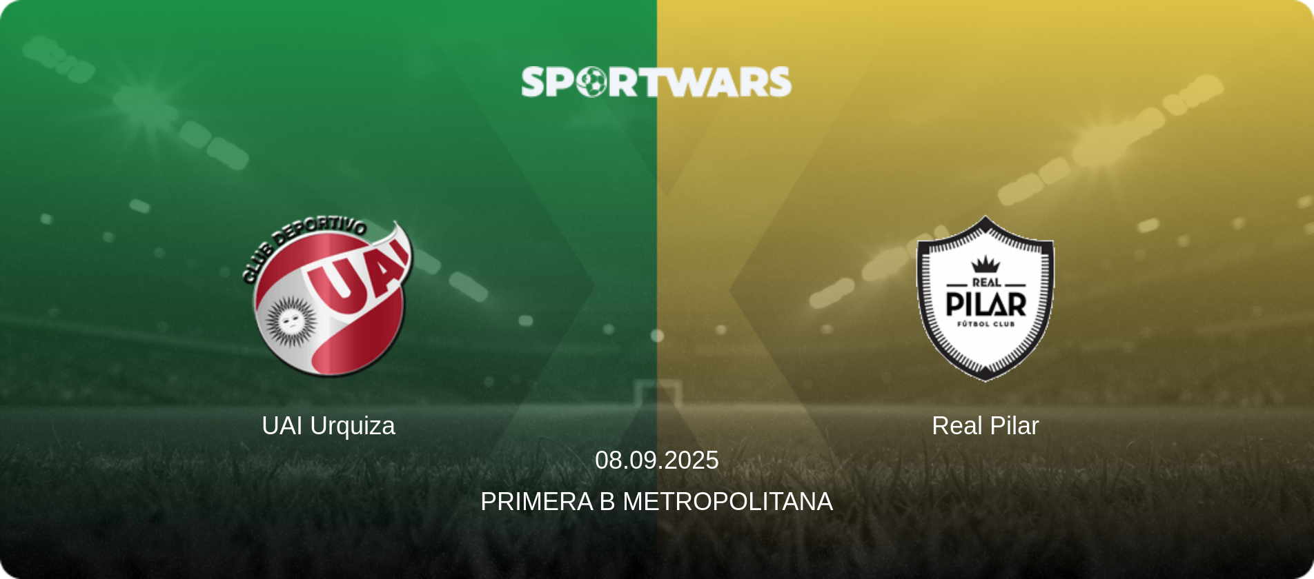 UAI Urquiza — Real Pilar, 08.09.2025 — Primera B Metropolitana (match preview)