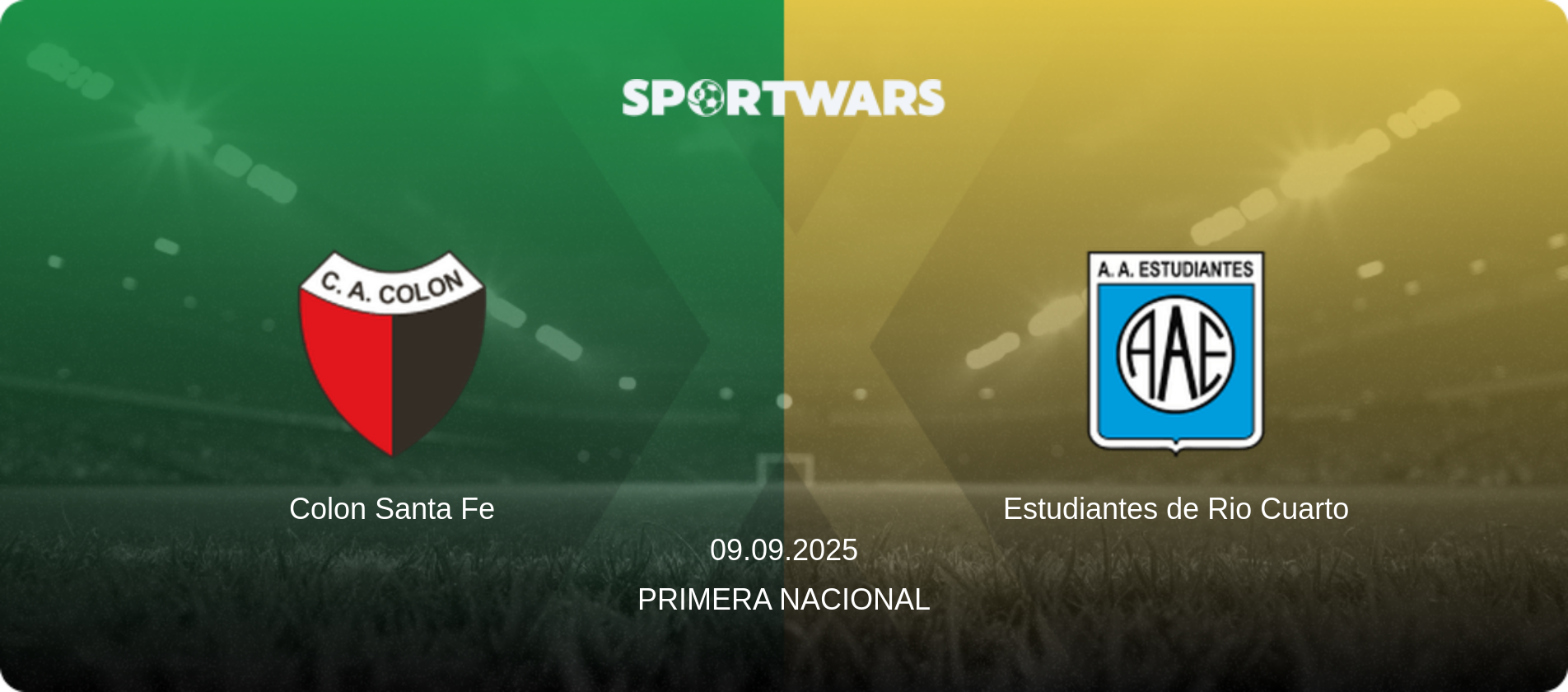 Colon Santa Fe — Estudiantes de Rio Cuarto, 09.09.2025 — Primera Nacional (match preview)