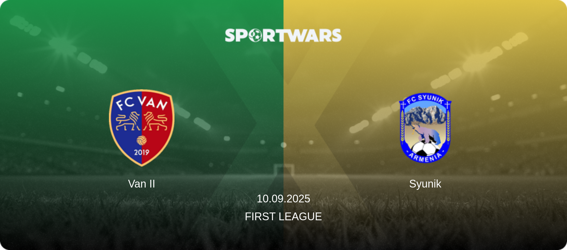 Van II — Syunik, 10.09.2025 — First League (match preview)