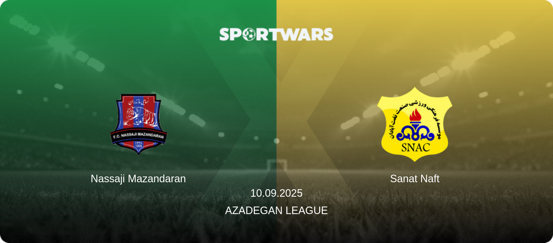 Nassaji Mazandaran — Sanat Naft, 10.09.2025 — Azadegan League (match preview)