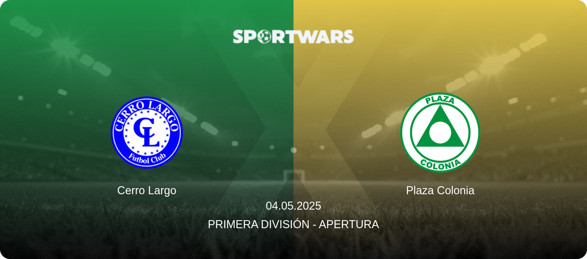 Cerro Largo — Plaza Colonia, 04.05.2025 — Primera División - Apertura (match preview)