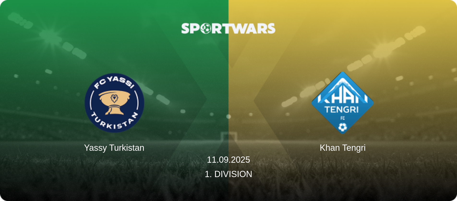 Yassy Turkistan — Khan Tengri, 11.09.2025 — 1. Division (match preview)