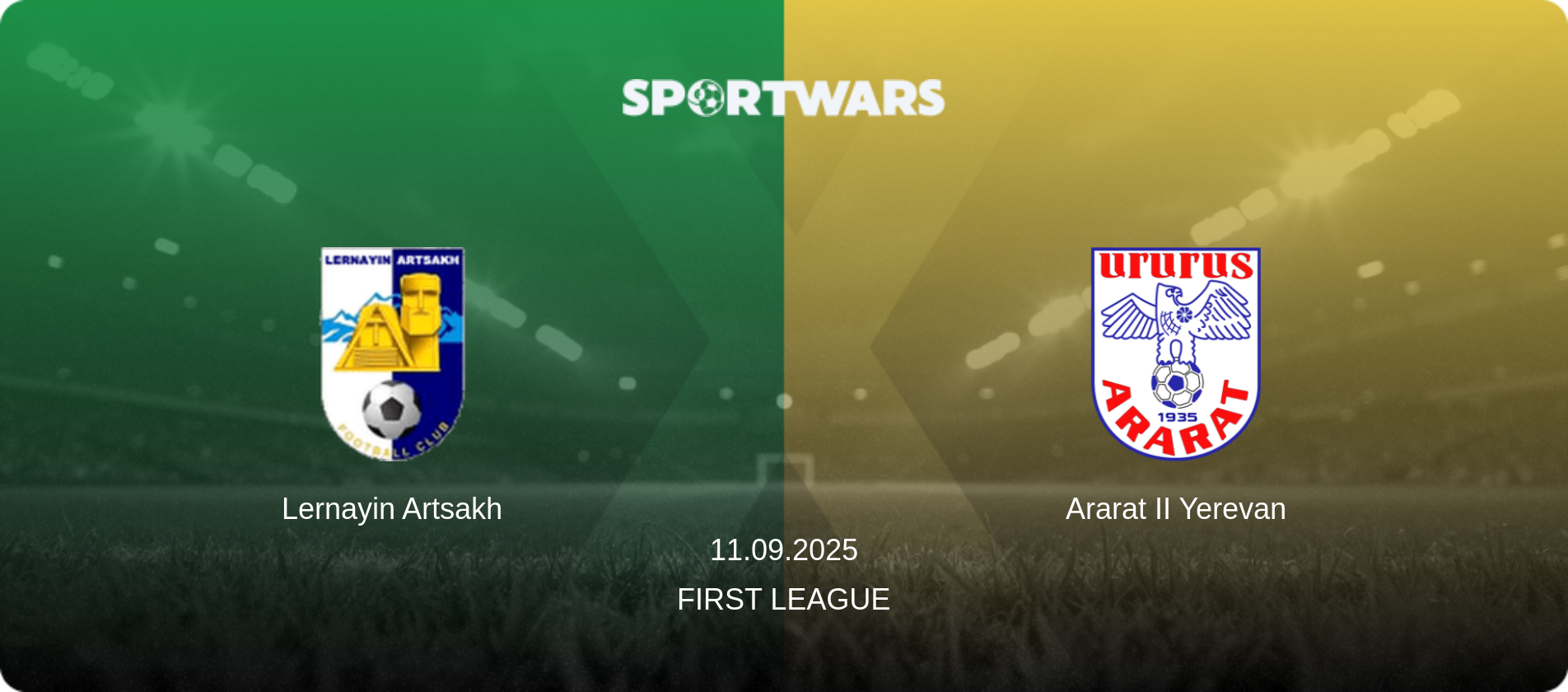 Lernayin Artsakh — Ararat II Yerevan, 11.09.2025 — First League (match preview)