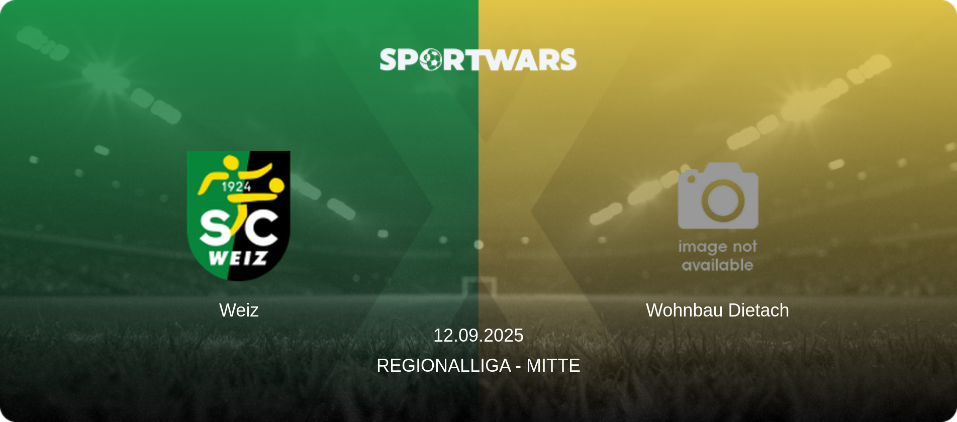 Weiz — Wohnbau Dietach, 12.09.2025 — Regionalliga - Mitte (match preview)