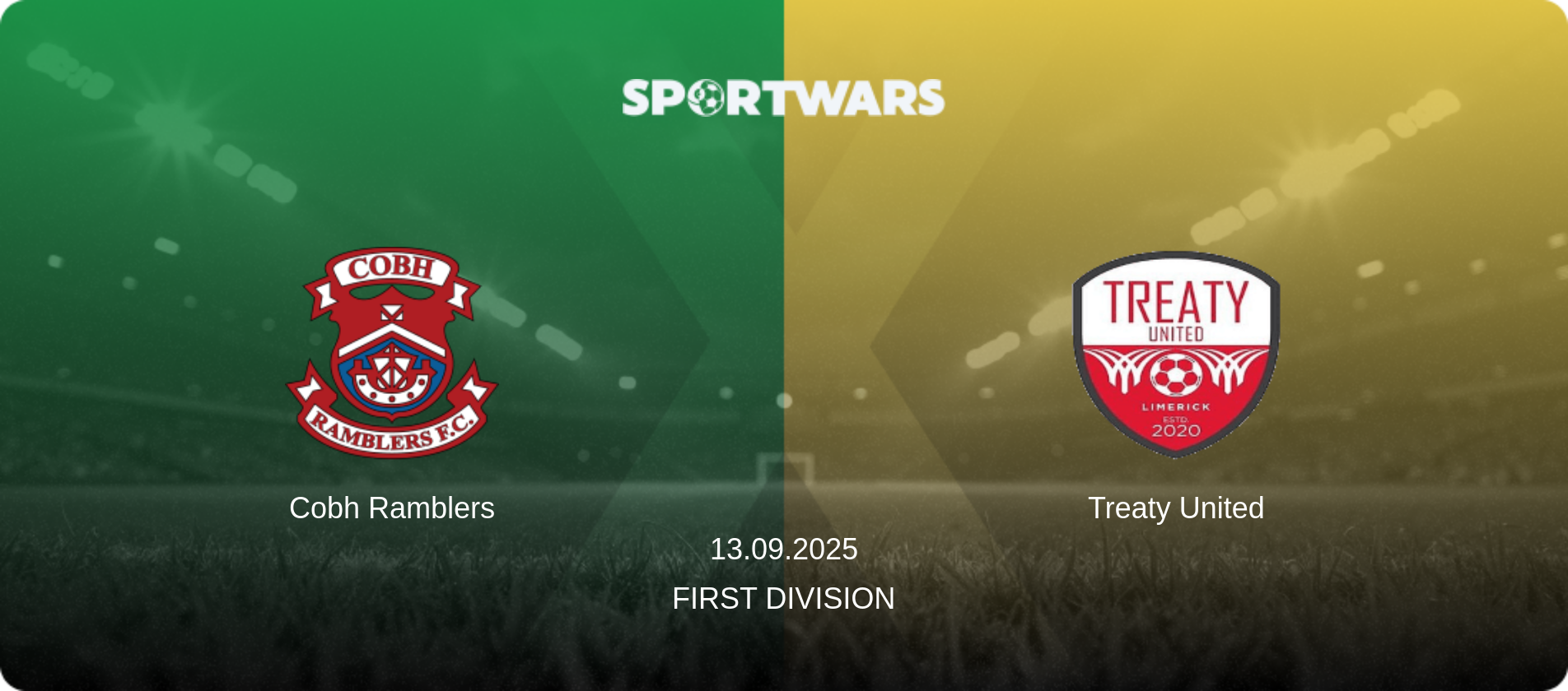 Cobh Ramblers — Treaty United, 13.09.2025 — First Division (match preview)
