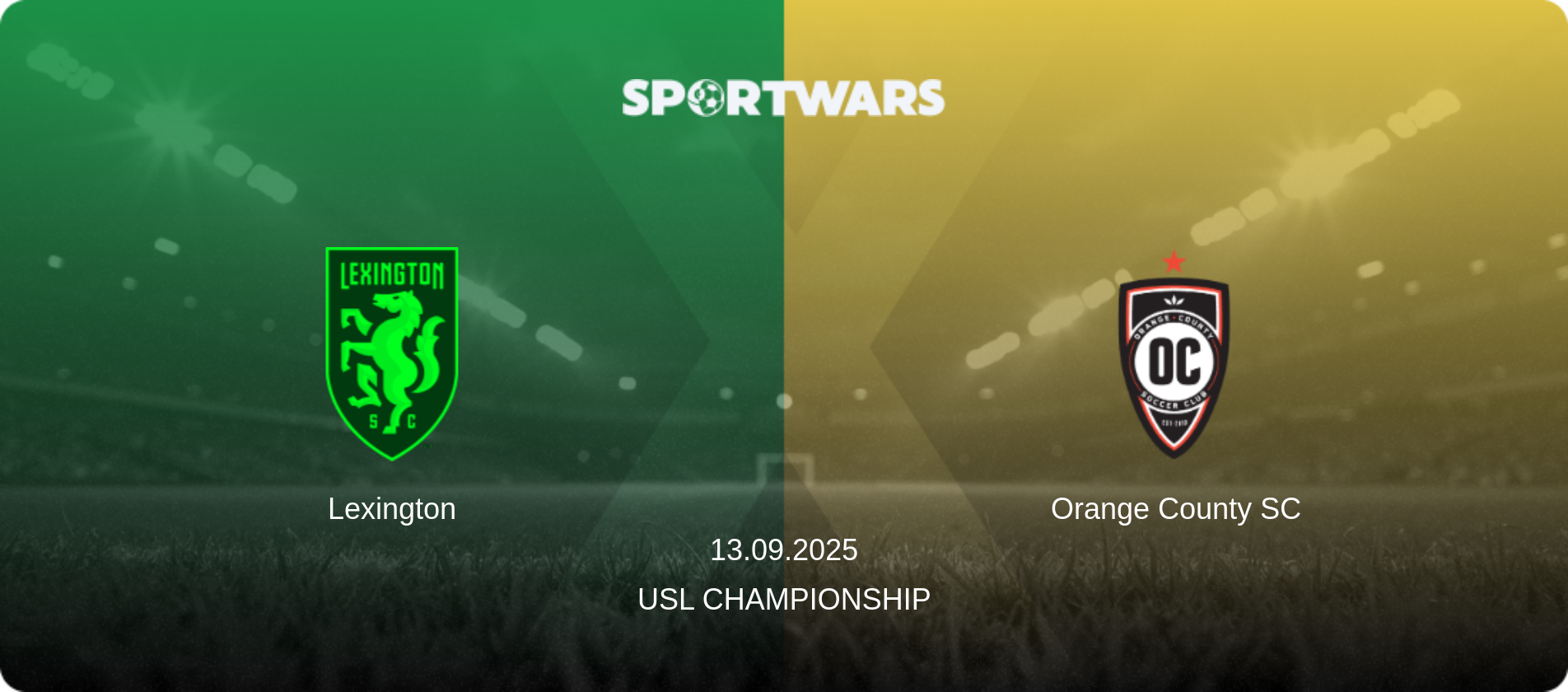 Lexington — Orange County SC, 13.09.2025 — USL Championship (match preview)