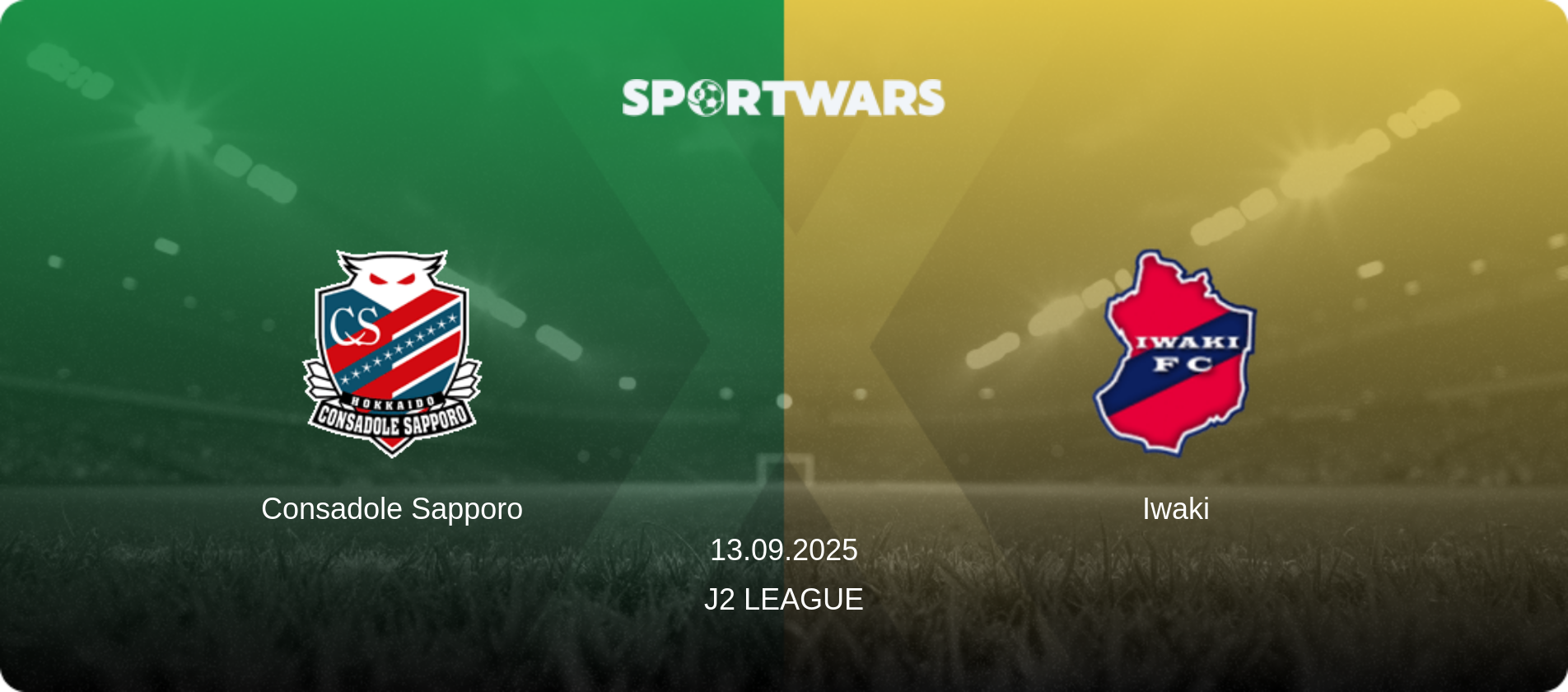 Consadole Sapporo — Iwaki, 13.09.2025 — J2 League (match preview)