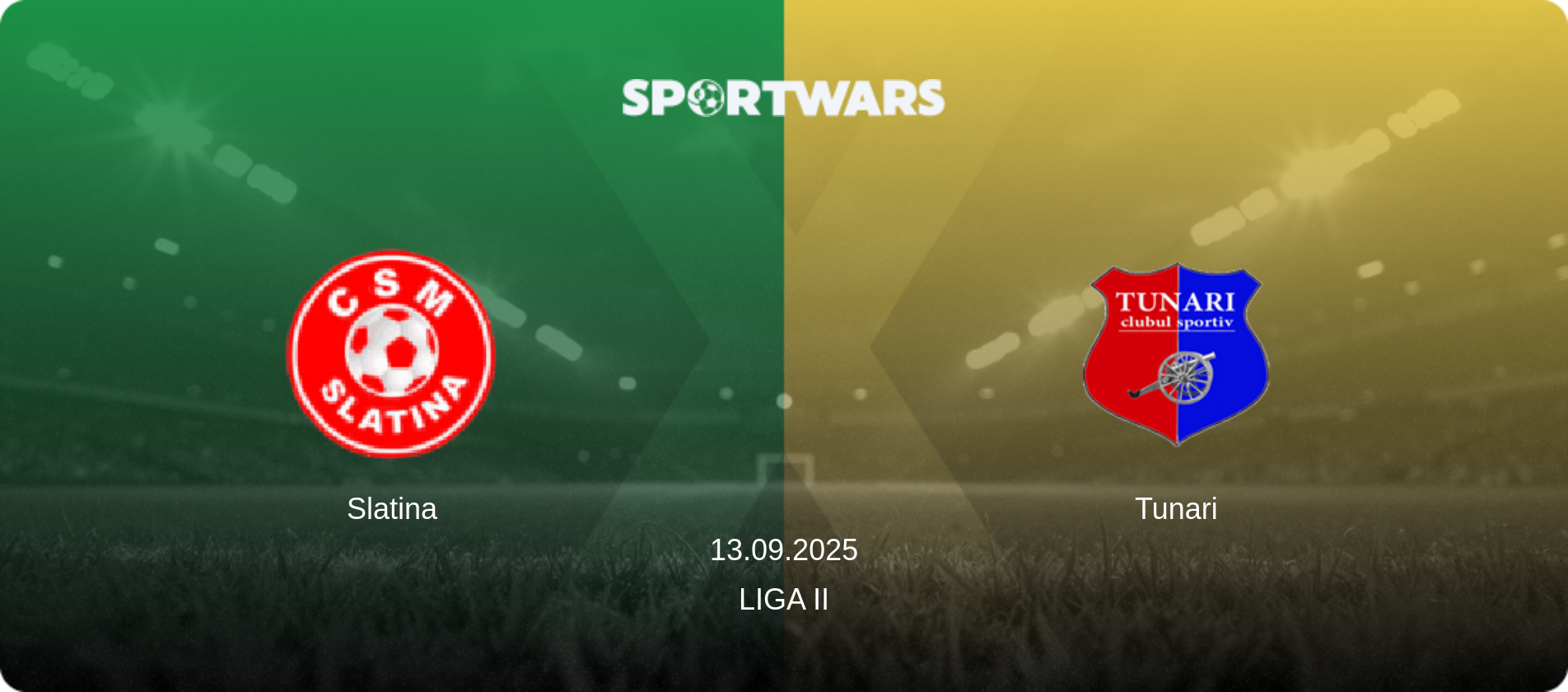 Slatina — Tunari, 13.09.2025 — Liga II (match preview)