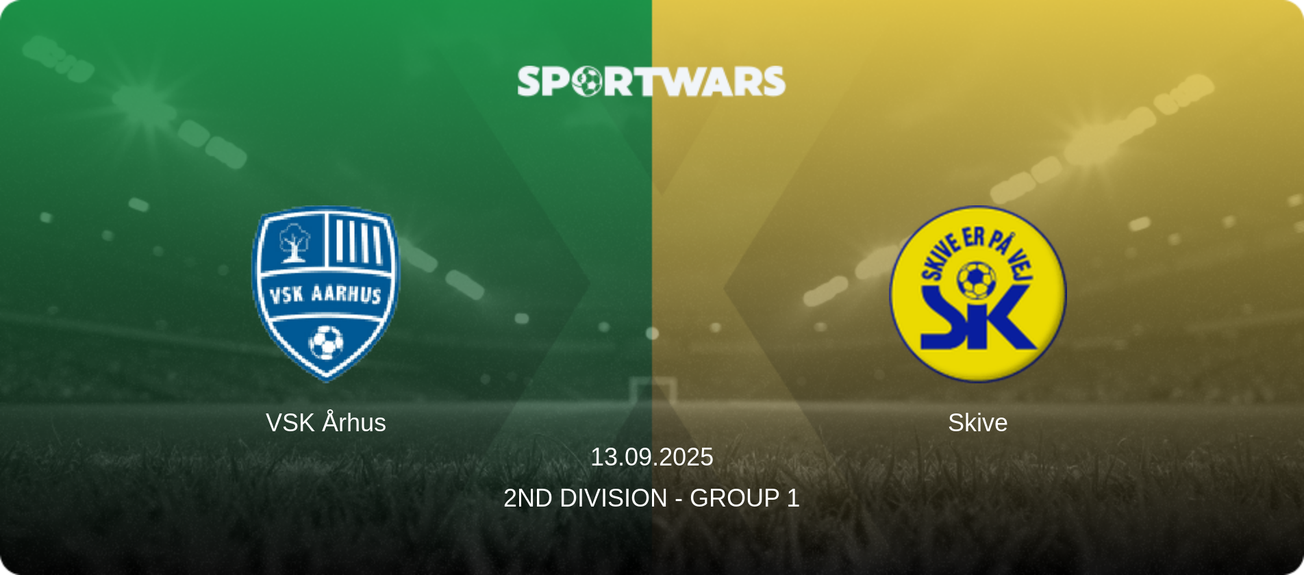 VSK Århus — Skive, 13.09.2025 — 2nd Division - Group 1 (match preview)