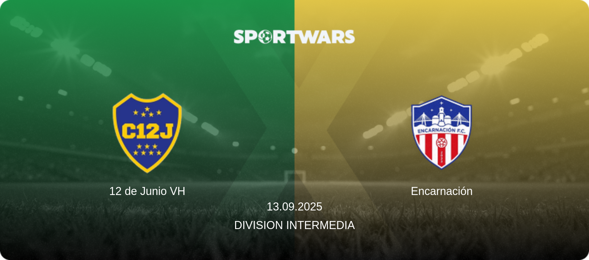 12 de Junio VH — Encarnación, 13.09.2025 — Division Intermedia (match preview)