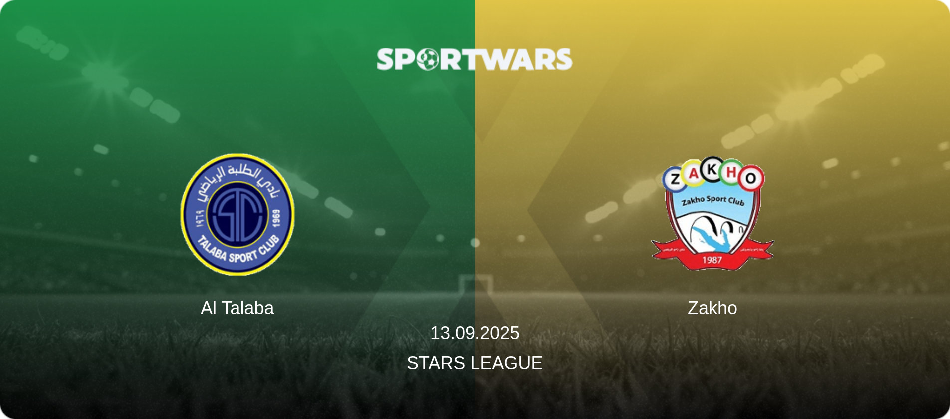 Al Talaba — Zakho, 13.09.2025 — Stars League (match preview)