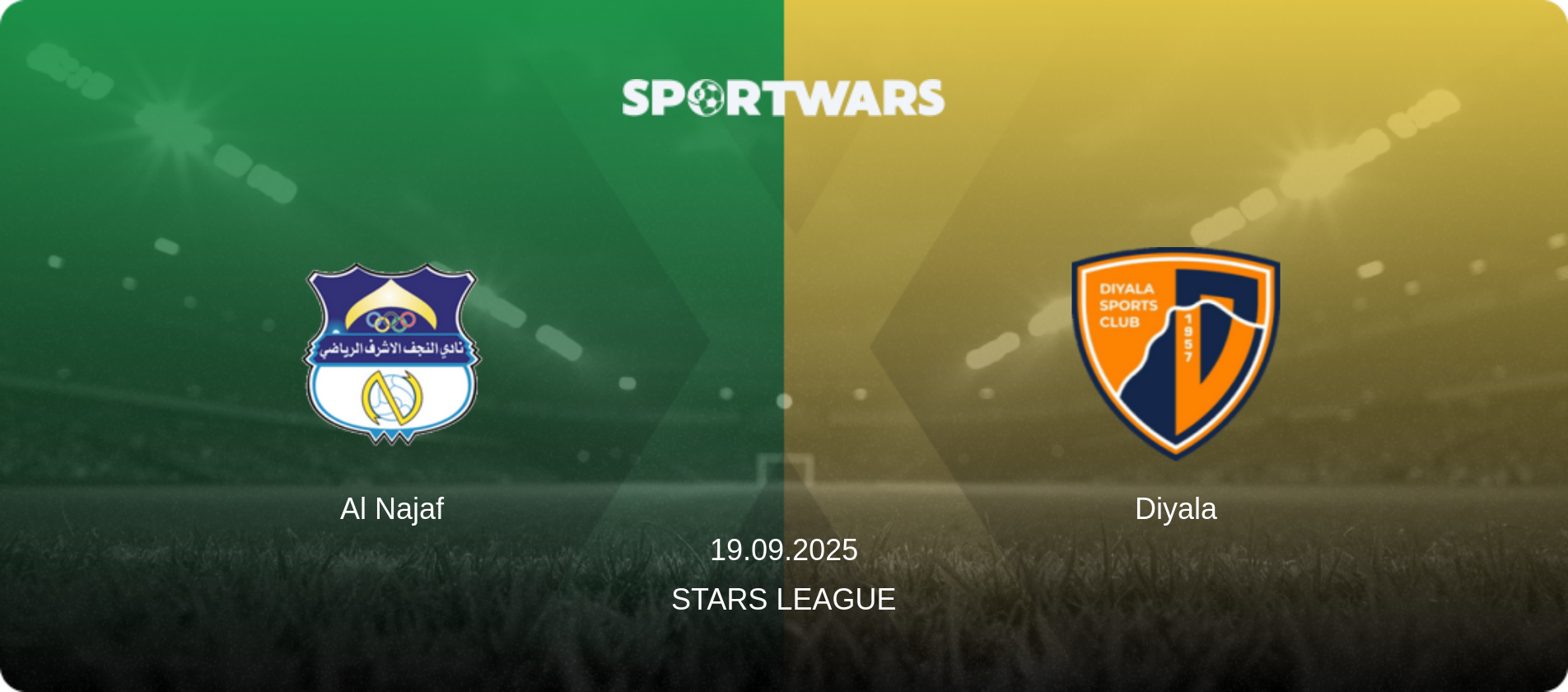 Al Najaf — Diyala, 19.09.2025 — Stars League (match preview)