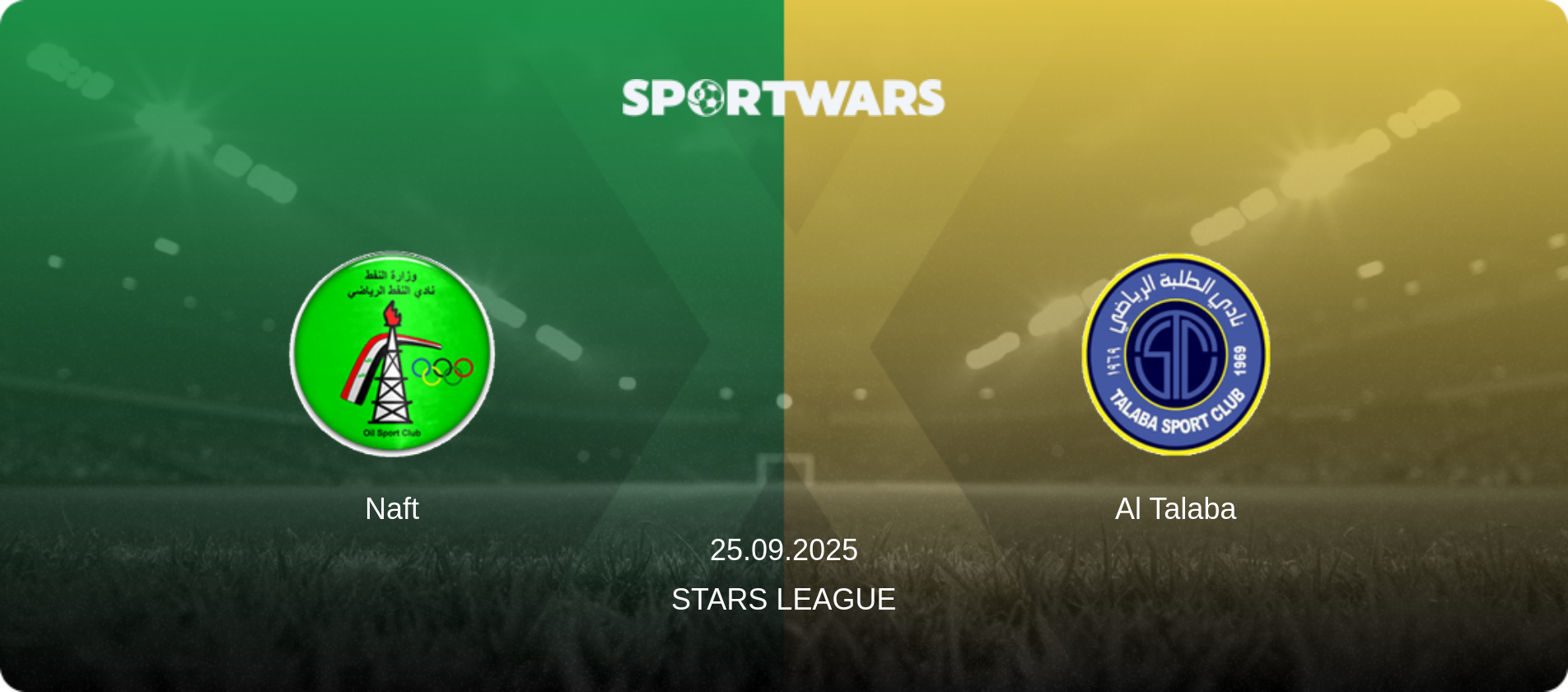 Naft — Al Talaba, 25.09.2025 — Stars League (match preview)