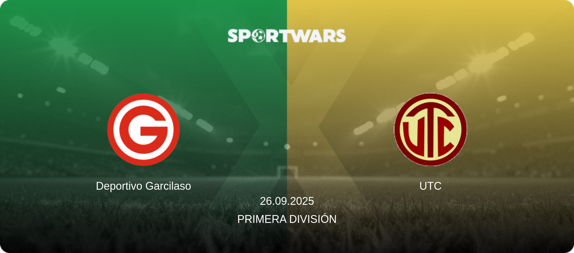 Deportivo Garcilaso — UTC, 26.09.2025 — Primera División (match preview)