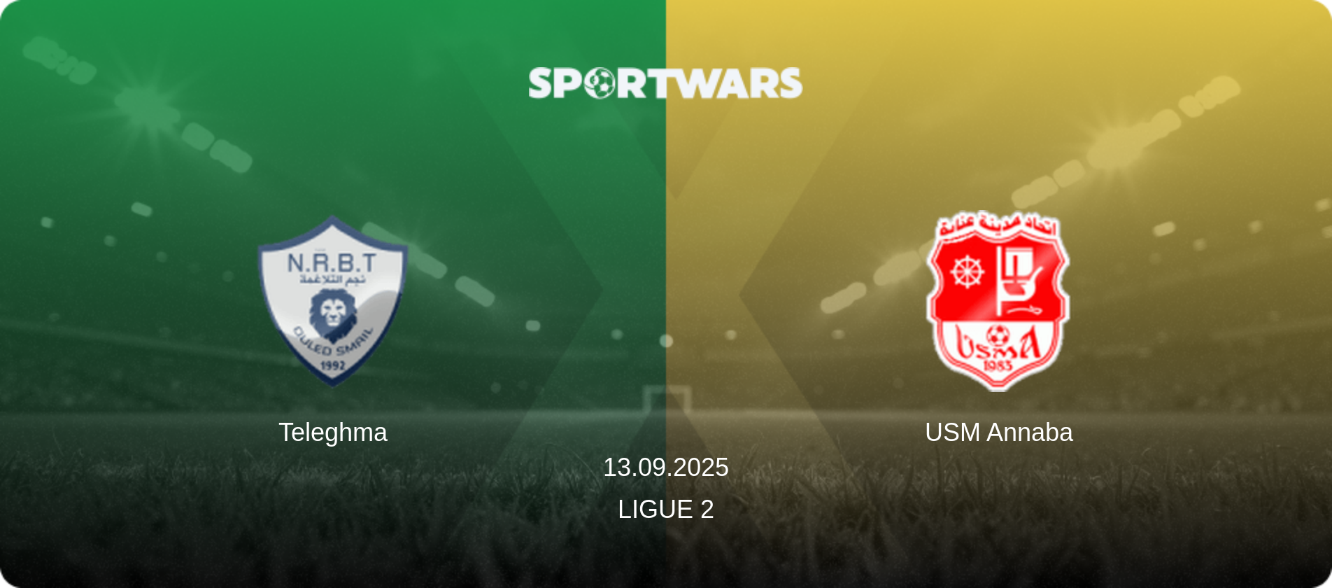 Teleghma — USM Annaba, 13.09.2025 — Ligue 2 (match preview)