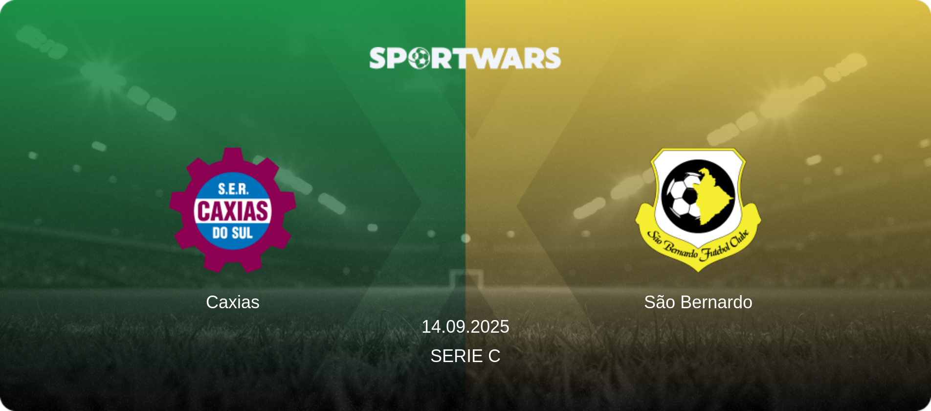 Caxias — São Bernardo, 14.09.2025 — Serie C (match preview)