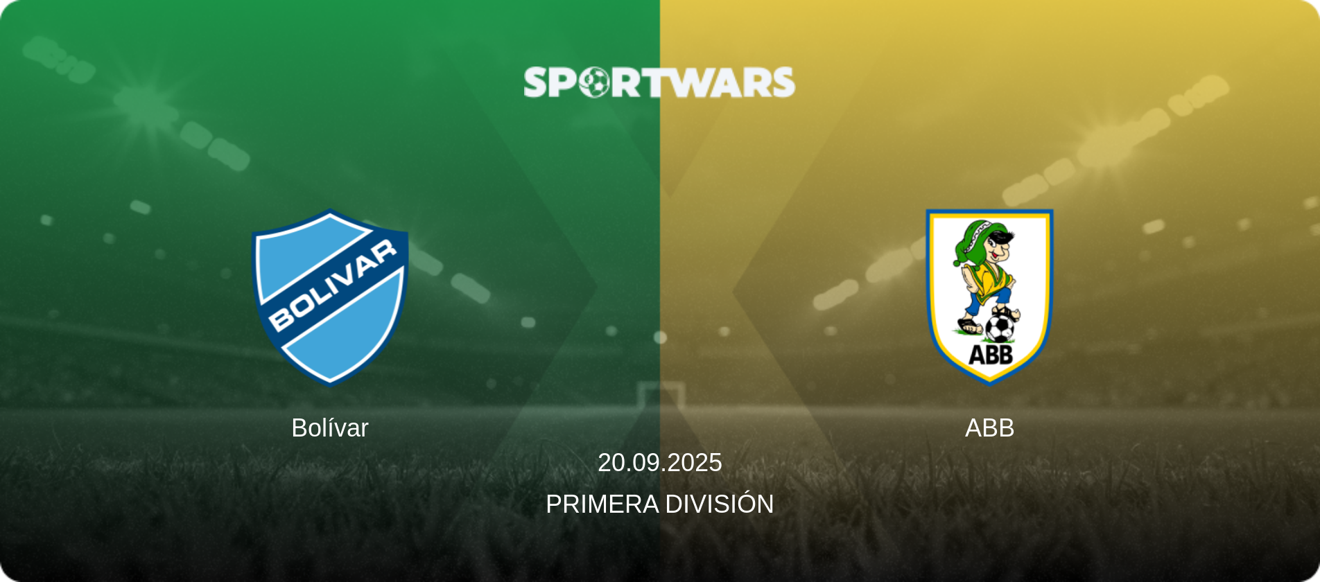 Bolívar — ABB, 20.09.2025 — Primera División (match preview)