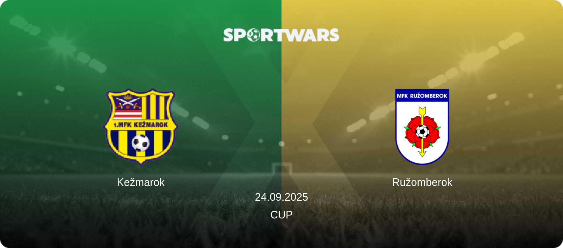 Kežmarok — Ružomberok, 24.09.2025 — Cup (match preview)