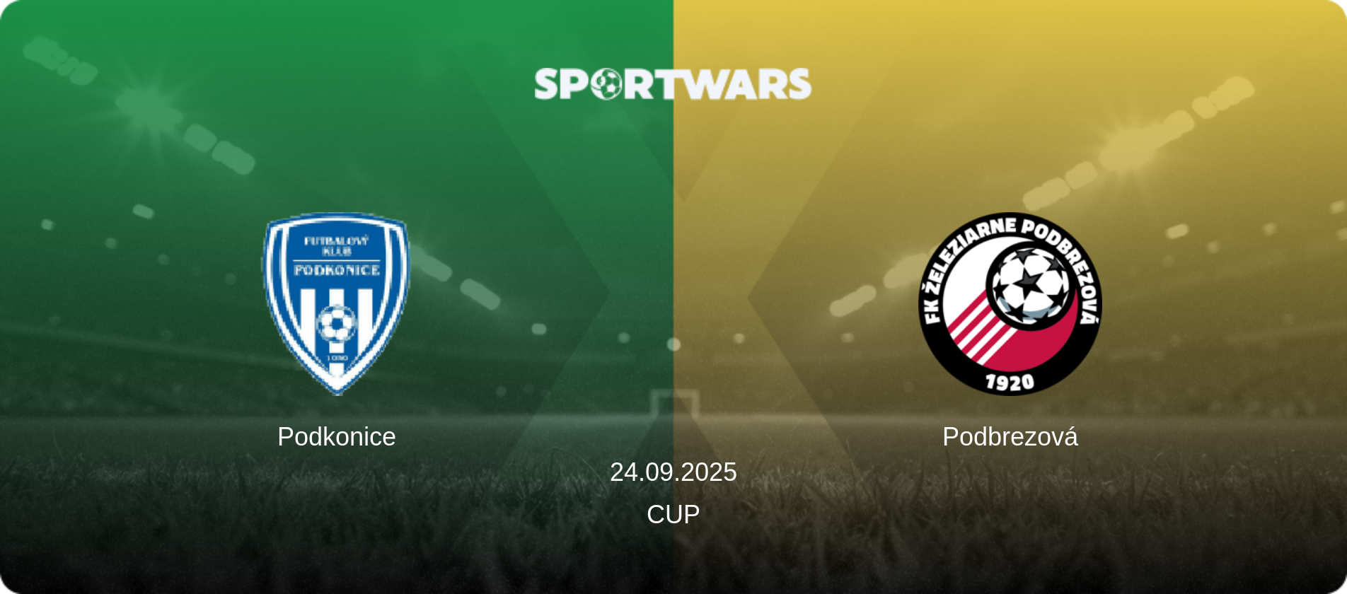 Podkonice — Podbrezová, 24.09.2025 — Cup (match preview)