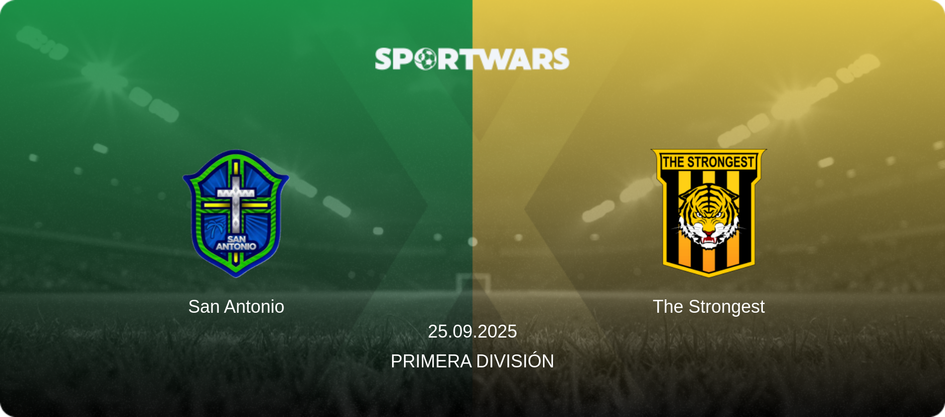 San Antonio — The Strongest, 25.09.2025 — Primera División (match preview)
