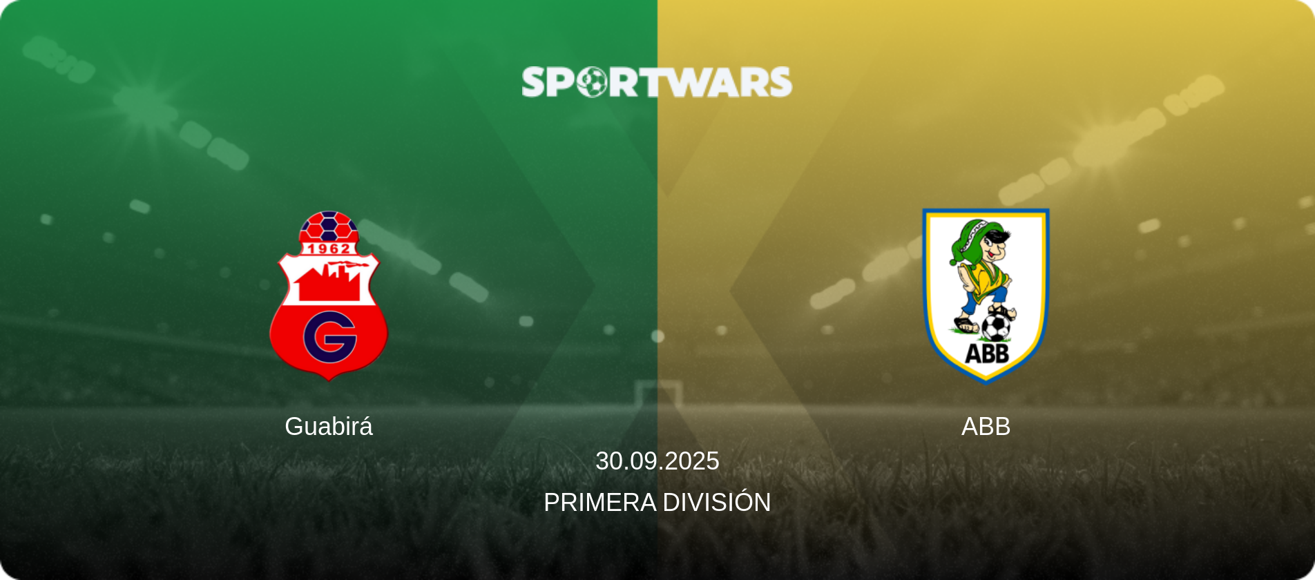 Guabirá — ABB, 30.09.2025 — Primera División (match preview)
