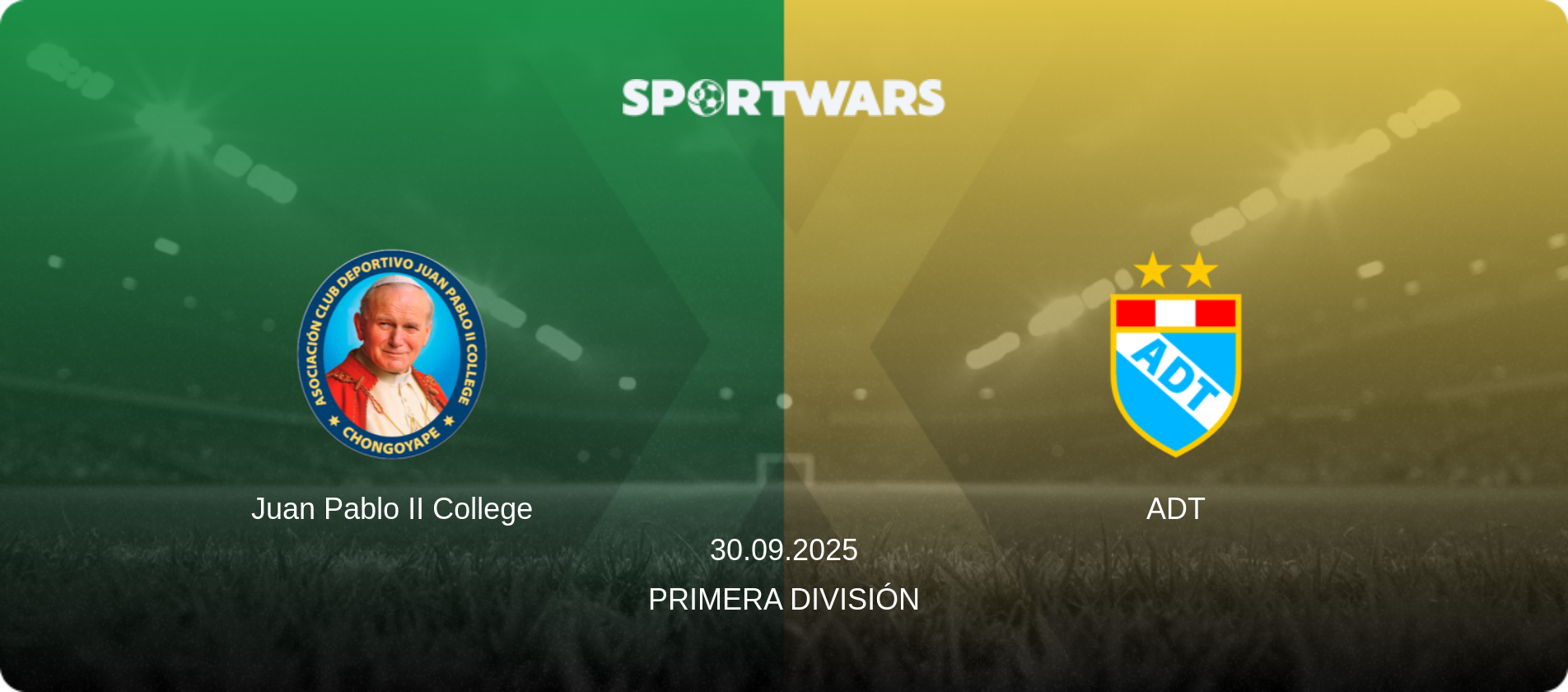 Juan Pablo II College — ADT, 30.09.2025 — Primera División (match preview)