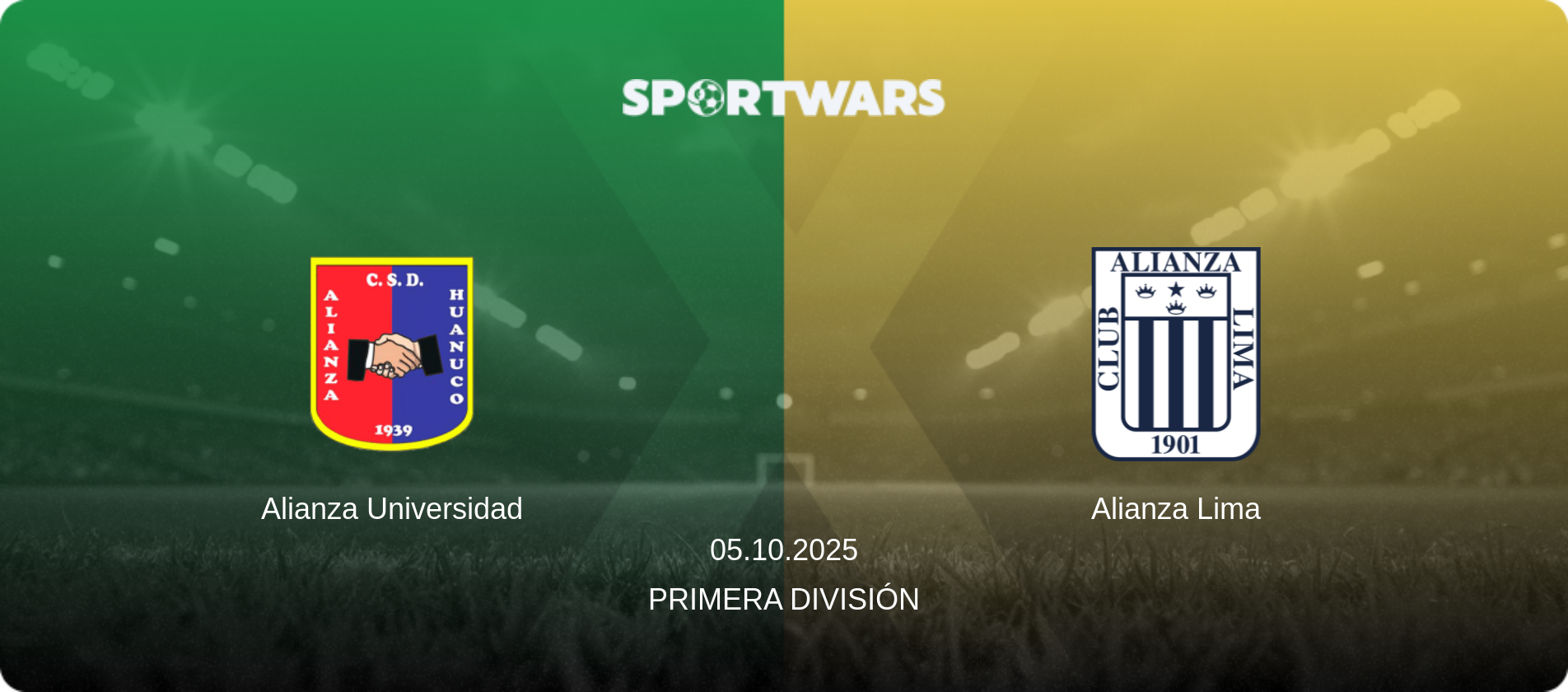 Alianza Universidad — Alianza Lima, 05.10.2025 — Primera División (match preview)