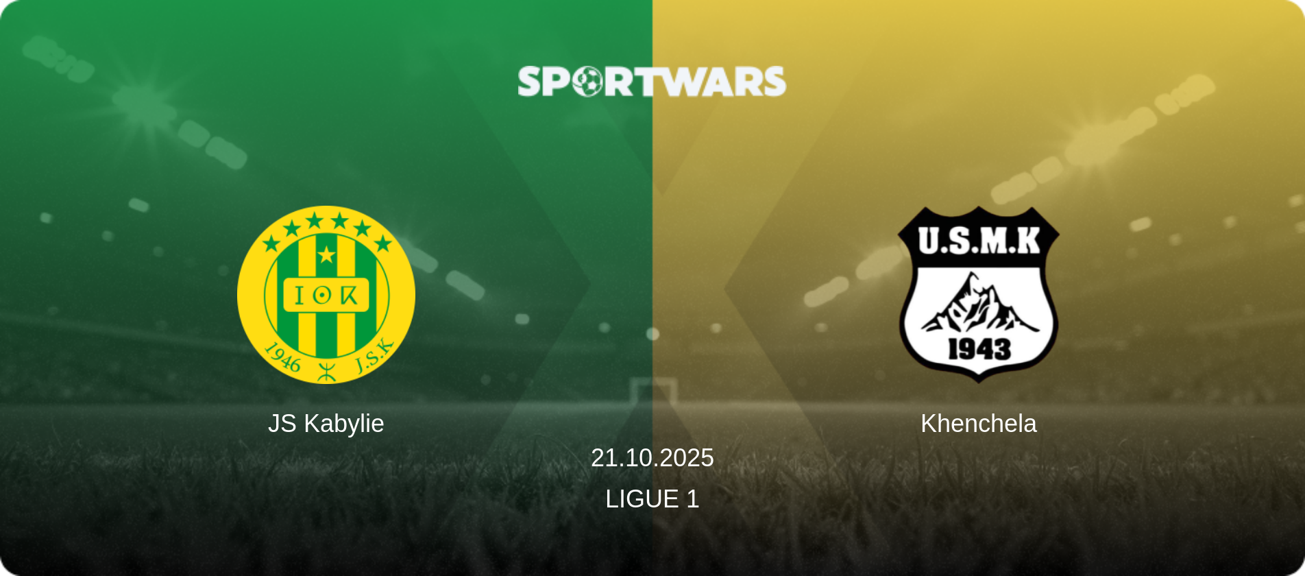 JS Kabylie — Khenchela, 21.10.2025 — Ligue 1 (match preview)