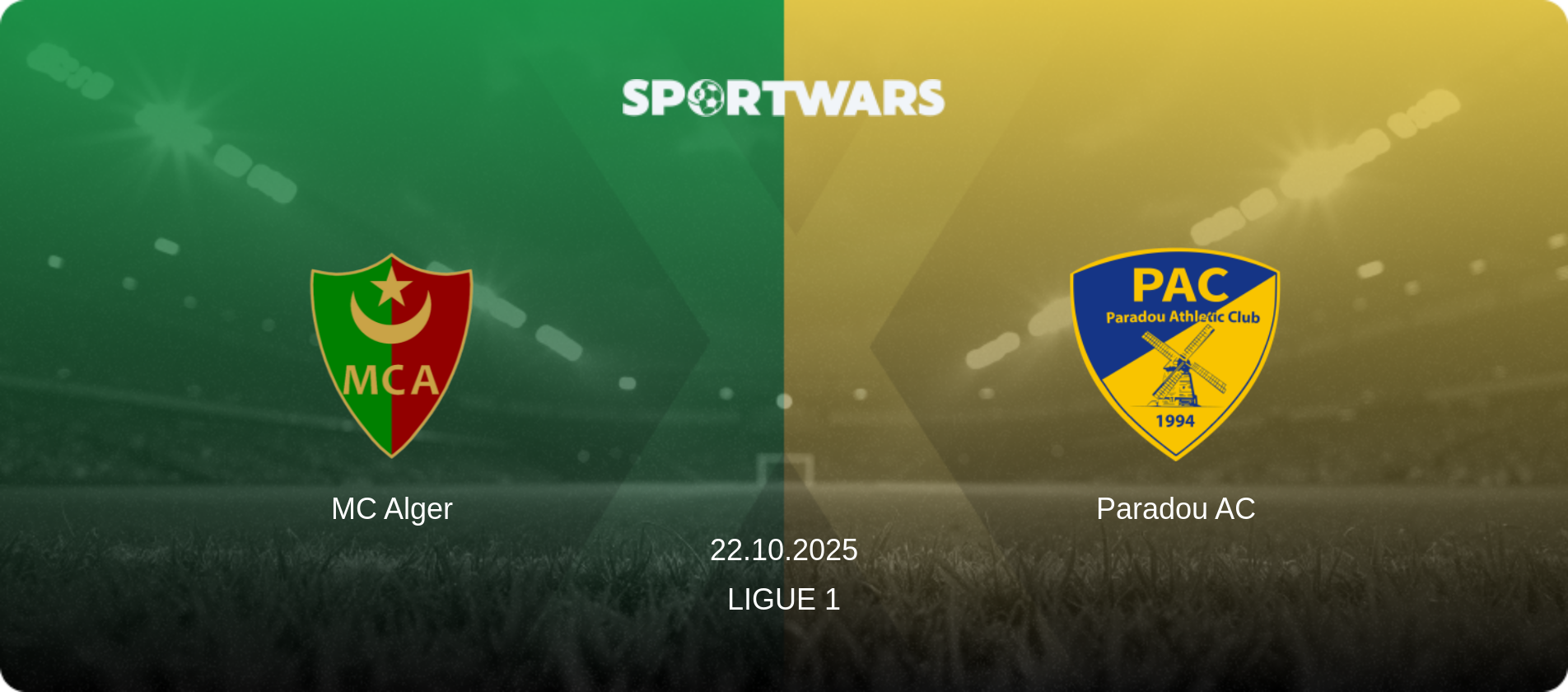 MC Alger — Paradou AC, 22.10.2025 — Ligue 1 (match preview)