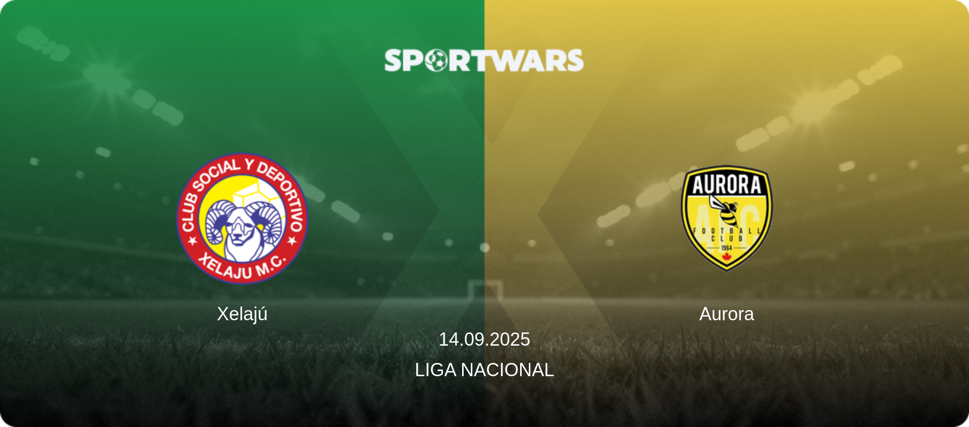 Xelajú — Aurora, 14.09.2025 — Liga Nacional (match preview)