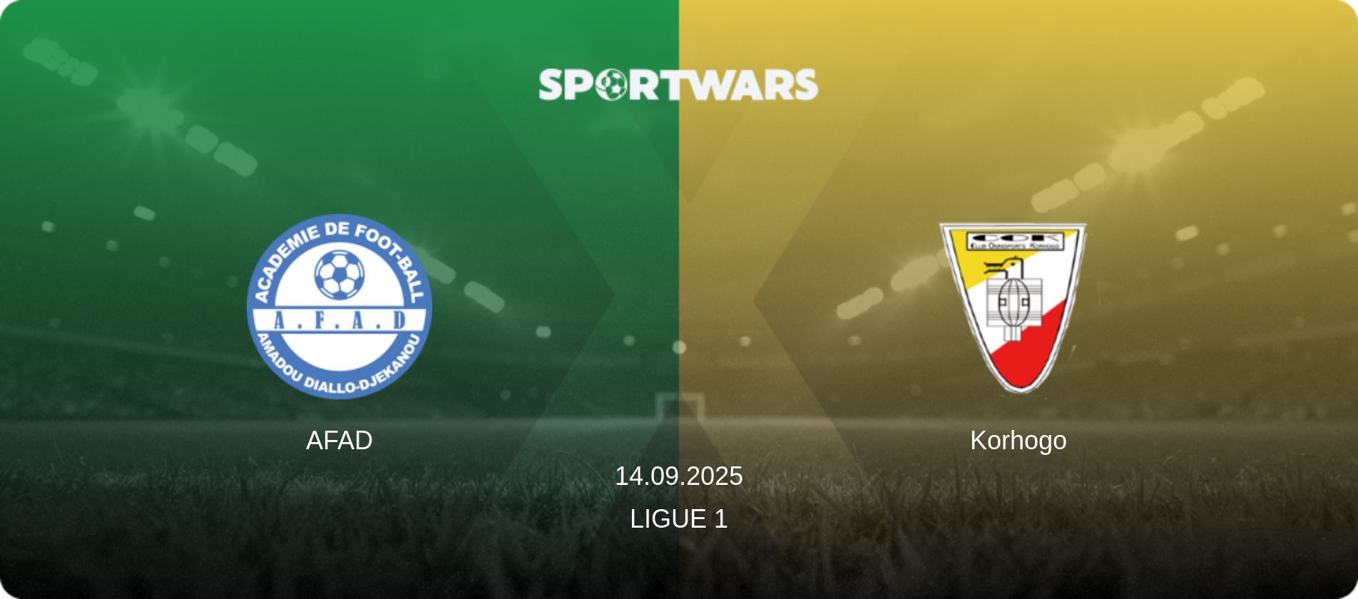 AFAD — Korhogo, 14.09.2025 — Ligue 1 (match preview)