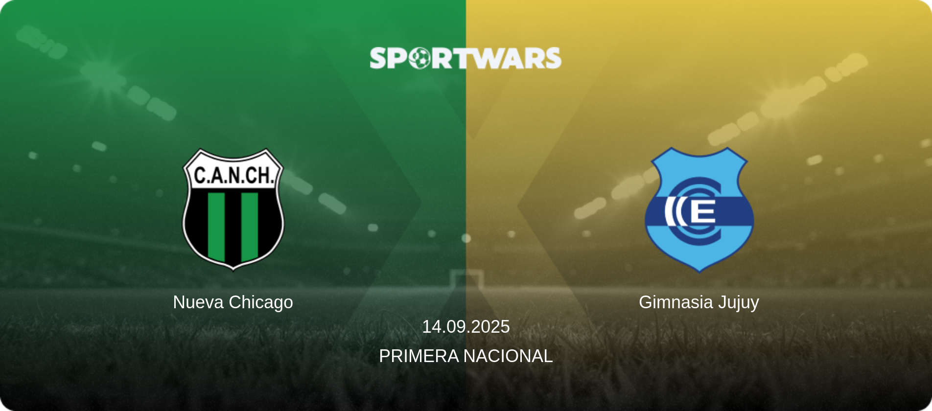 Nueva Chicago — Gimnasia Jujuy, 14.09.2025 — Primera Nacional (match preview)