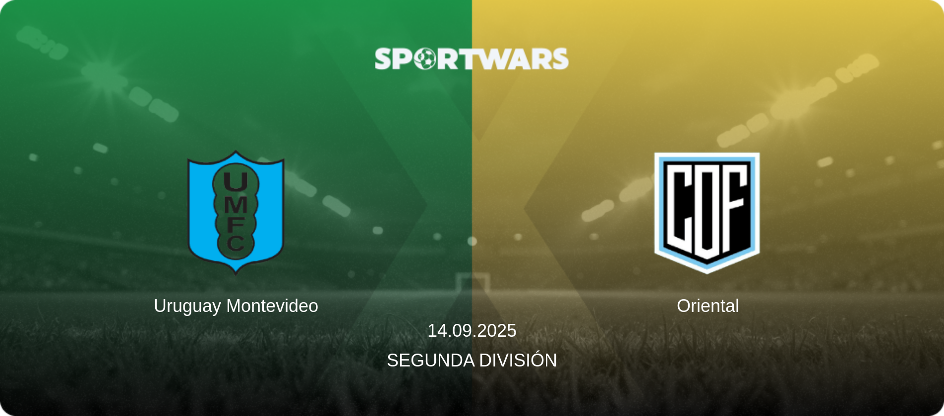 Uruguay Montevideo — Oriental, 14.09.2025 — Segunda División (match preview)