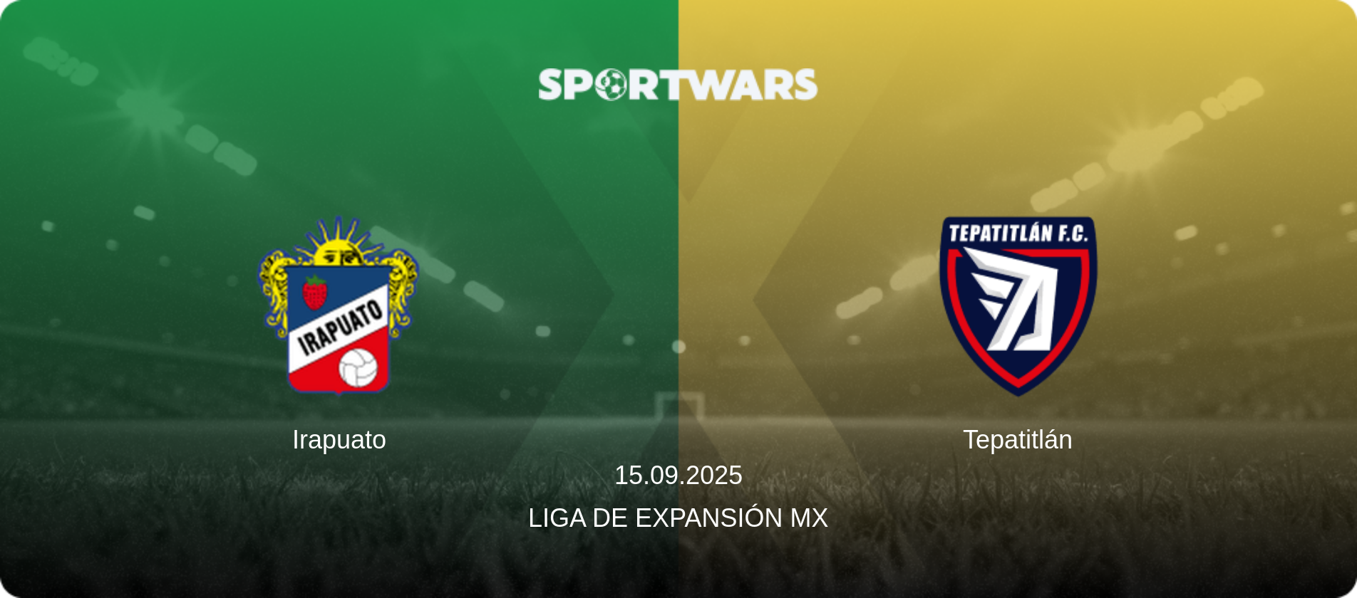 Irapuato — Tepatitlán, 15.09.2025 — Liga de Expansión MX (match preview)
