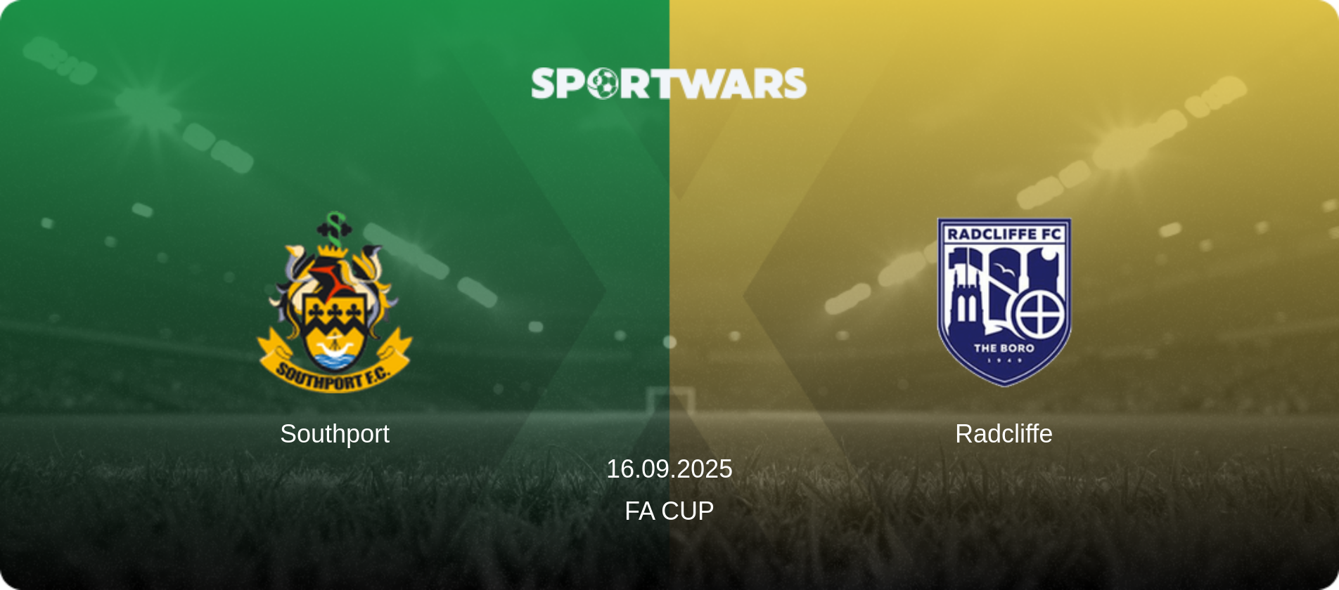 Southport — Radcliffe, 16.09.2025 — FA Cup (match preview)
