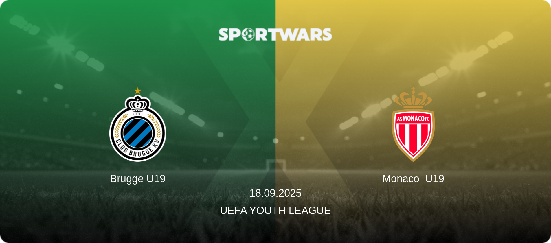 Brugge U19 — Monaco  U19, 18.09.2025 — UEFA Youth League (match preview)