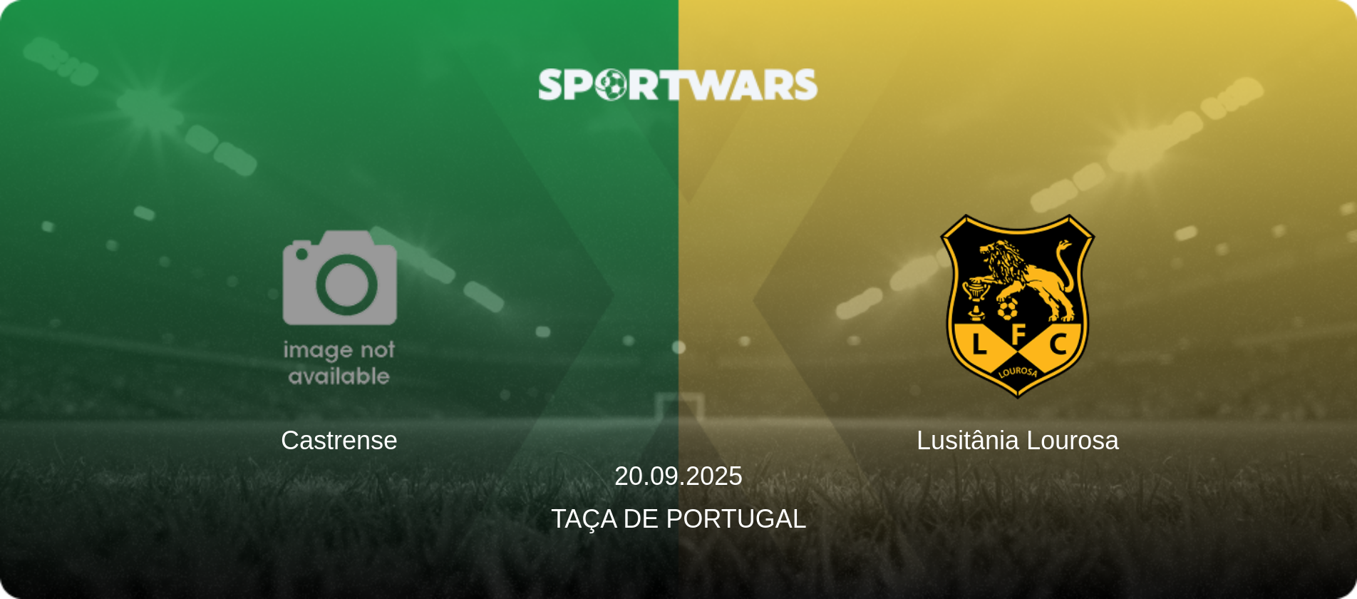 Castrense — Lusitânia Lourosa, 20.09.2025 — Taça de Portugal (match preview)